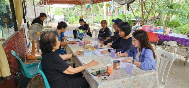 กองสวัสดิการสังคมลงพื้นที่ส่งเสริมวิสาหกิจชุมชน ภาพที่ 14
