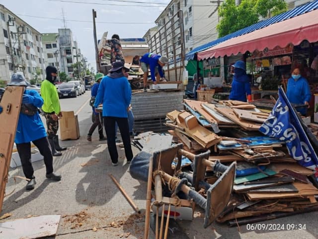 โครงการคัดแยกขยะเพื่อชุมชนสะอาด (ขยะชิ้นใหญ่) ภาพที่ 2