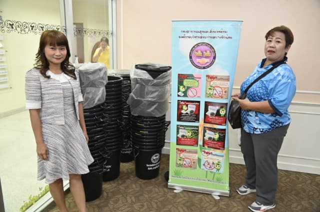 โครงการถังขยะอินทรีย์หรือขยะเปียกในครัวเรือน ประจำปีงบประมาณ 2567 ภาพที่ 1