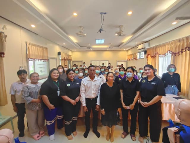 โครงการอบรมการใช้เครื่องกระตุกหัวใจไฟฟ้าอัตโนมัติ (AED) ภาพที่ 10