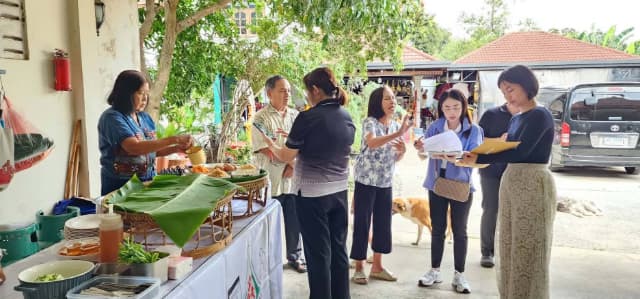 กองสวัสดิการสังคมลงพื้นที่ส่งเสริมวิสาหกิจชุมชน ภาพที่ 13