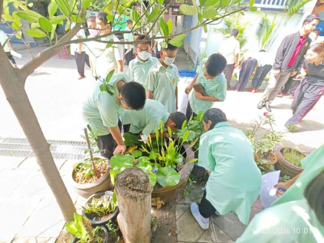 โครงการอบรมรณรงค์ป้องกันโรคไข้เลือดออก ณ โรงเรียนป่าไม้อุทิศ 9 ภาพที่ 12