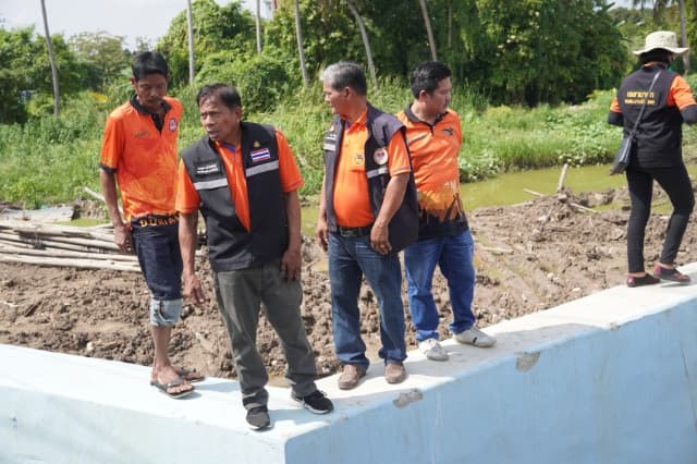 ทดสอบระบบไฟฟ้าเครื่องสูบน้ำประตูระบายน้ำคลองบางรักน้อย ภาพที่ 1