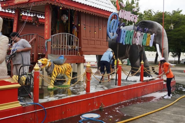 กิจกรรมจิตอาสา ทำความสะอาดวัดบางรักน้อย ภาพที่ 7