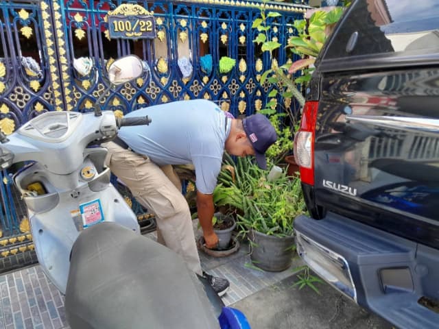 เทศบาลเมืองบางรักน้อยร่วมรณรงค์ป้องกันโรคไข้เลือดออก ภาพที่ 3